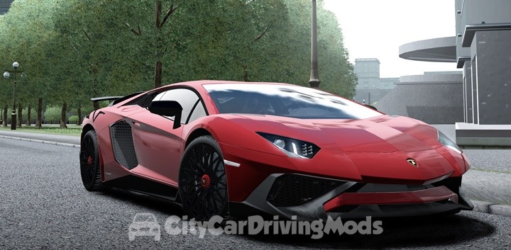 Lamborghini Aventador Sv Coupe 2015 Best City Car Driving Mods