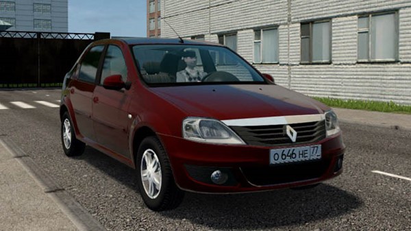 City car driving renault